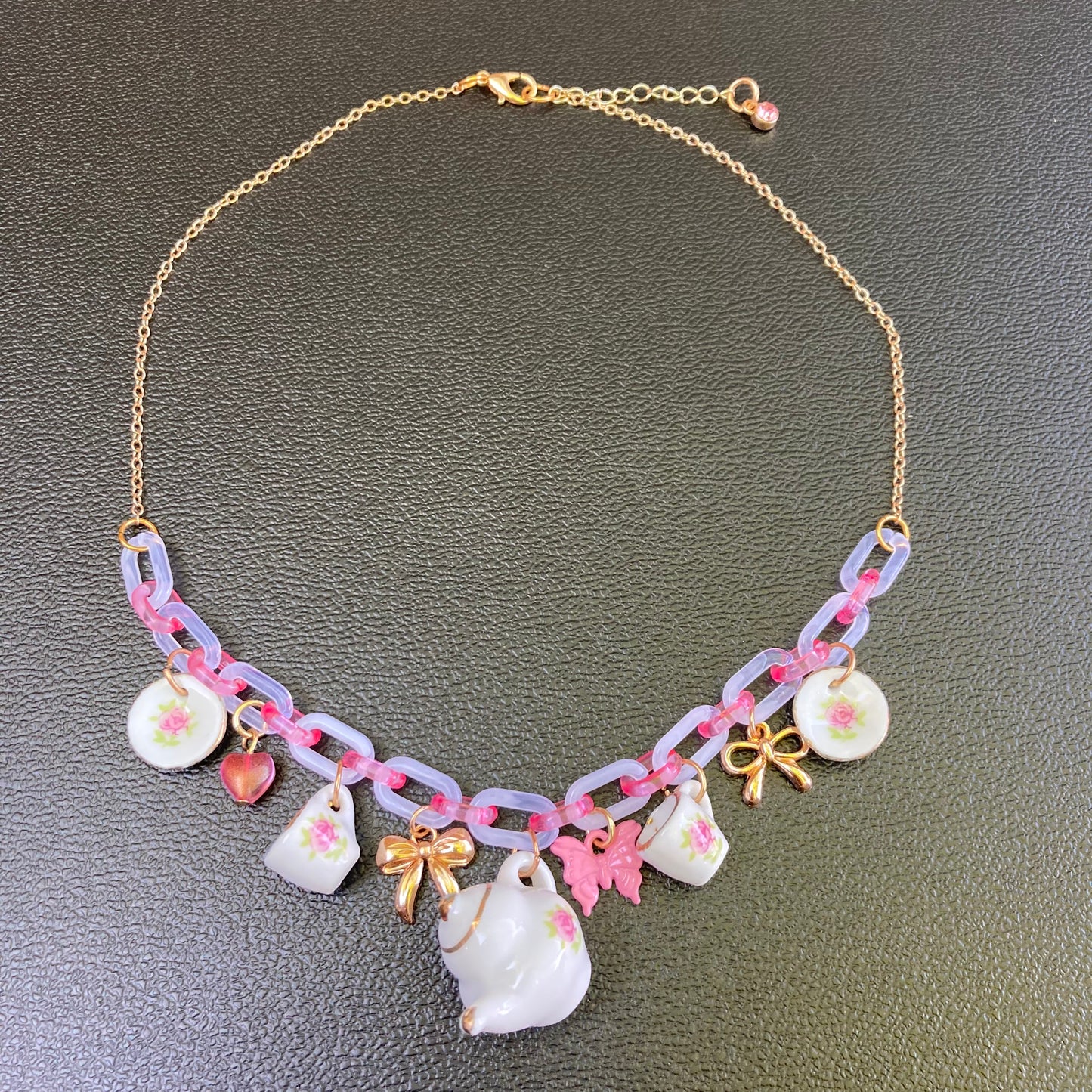 Tea Party Charm Necklace