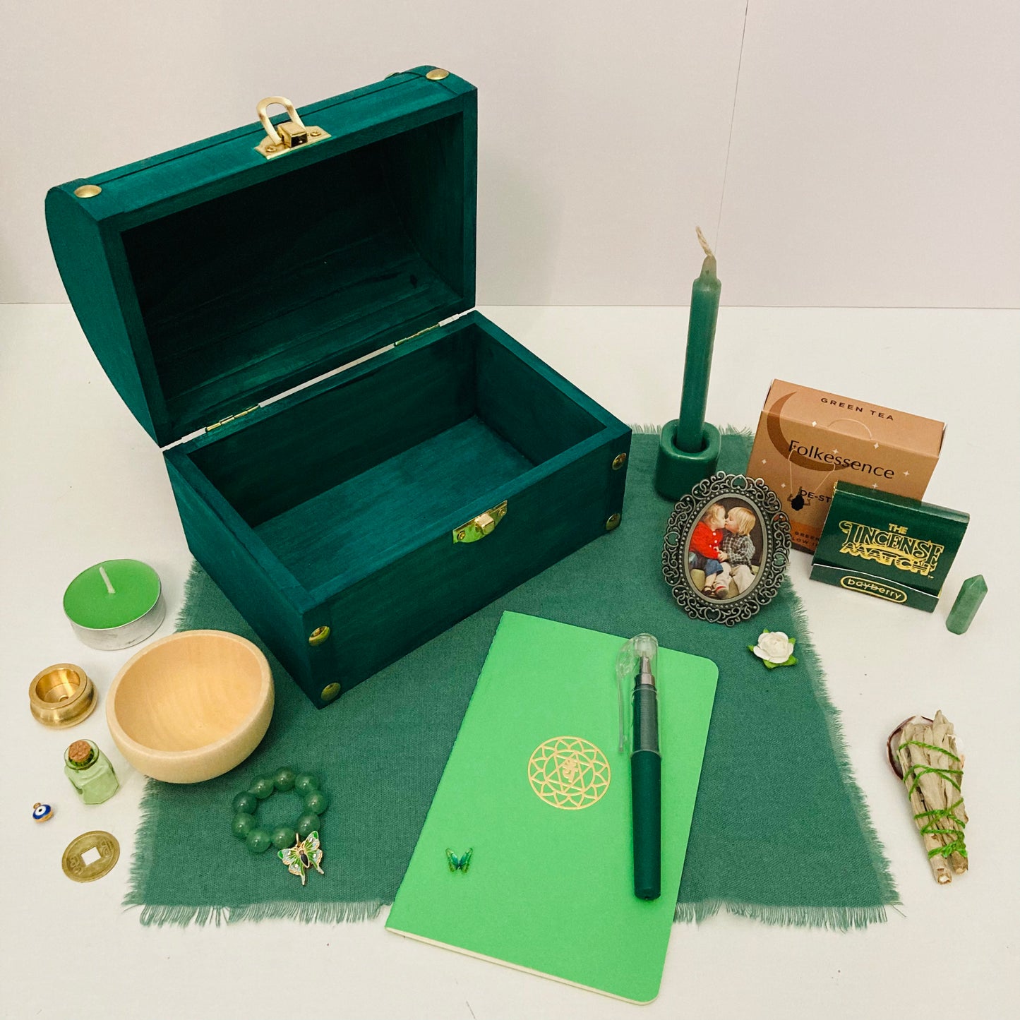 Altar Box in Emerald Green
