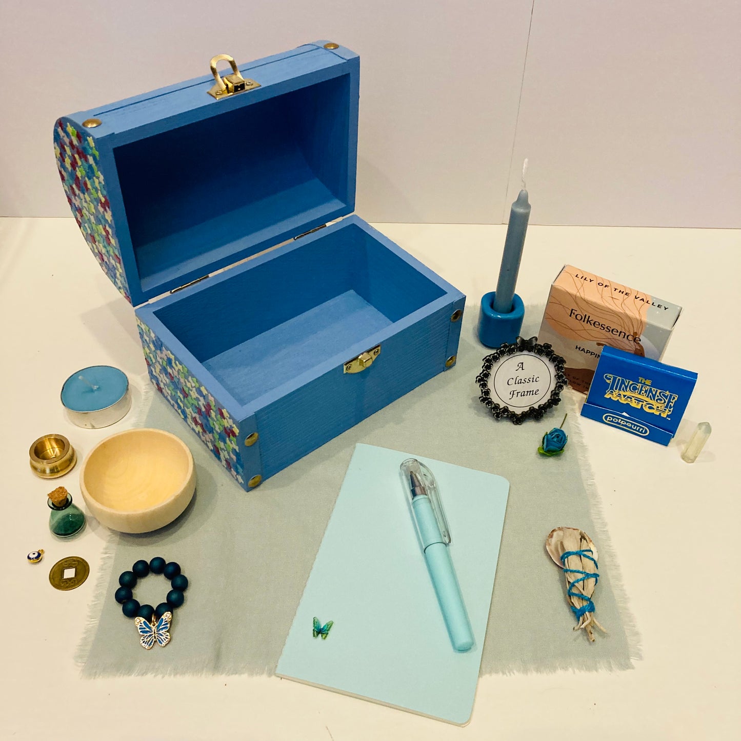 Altar Box in Butterfly Blue