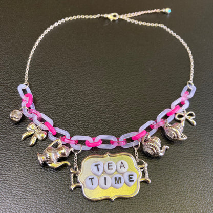 Tea Time Charm Necklace
