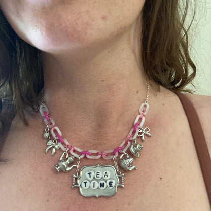 Tea Time Charm Necklace