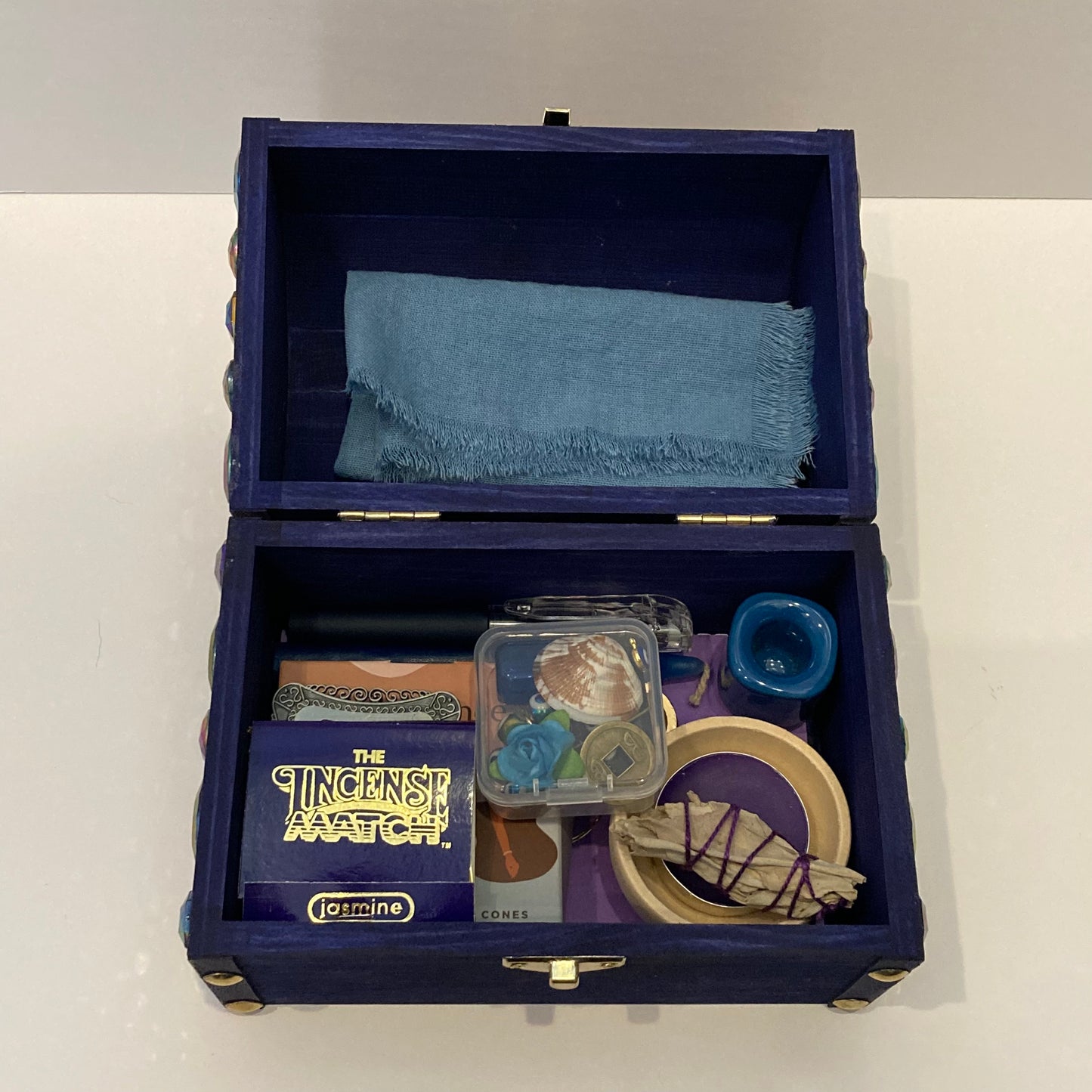 Altar Box in Indigo Dreams