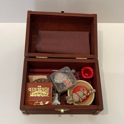Altar Box in Dark Red