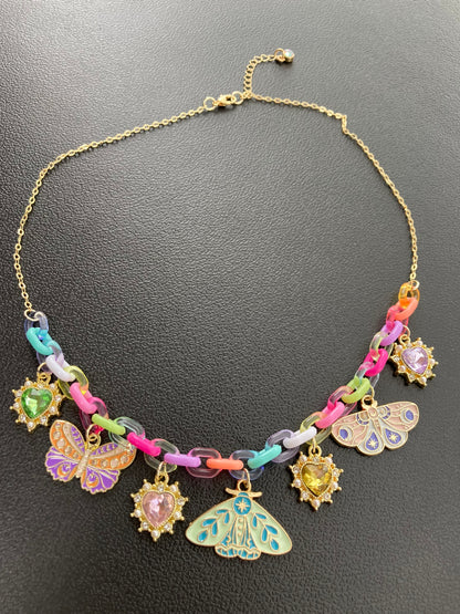 Butterfly Babe Charm Necklace
