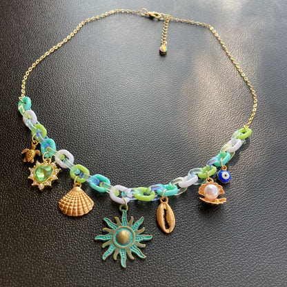 Beach Babe Charm Necklace