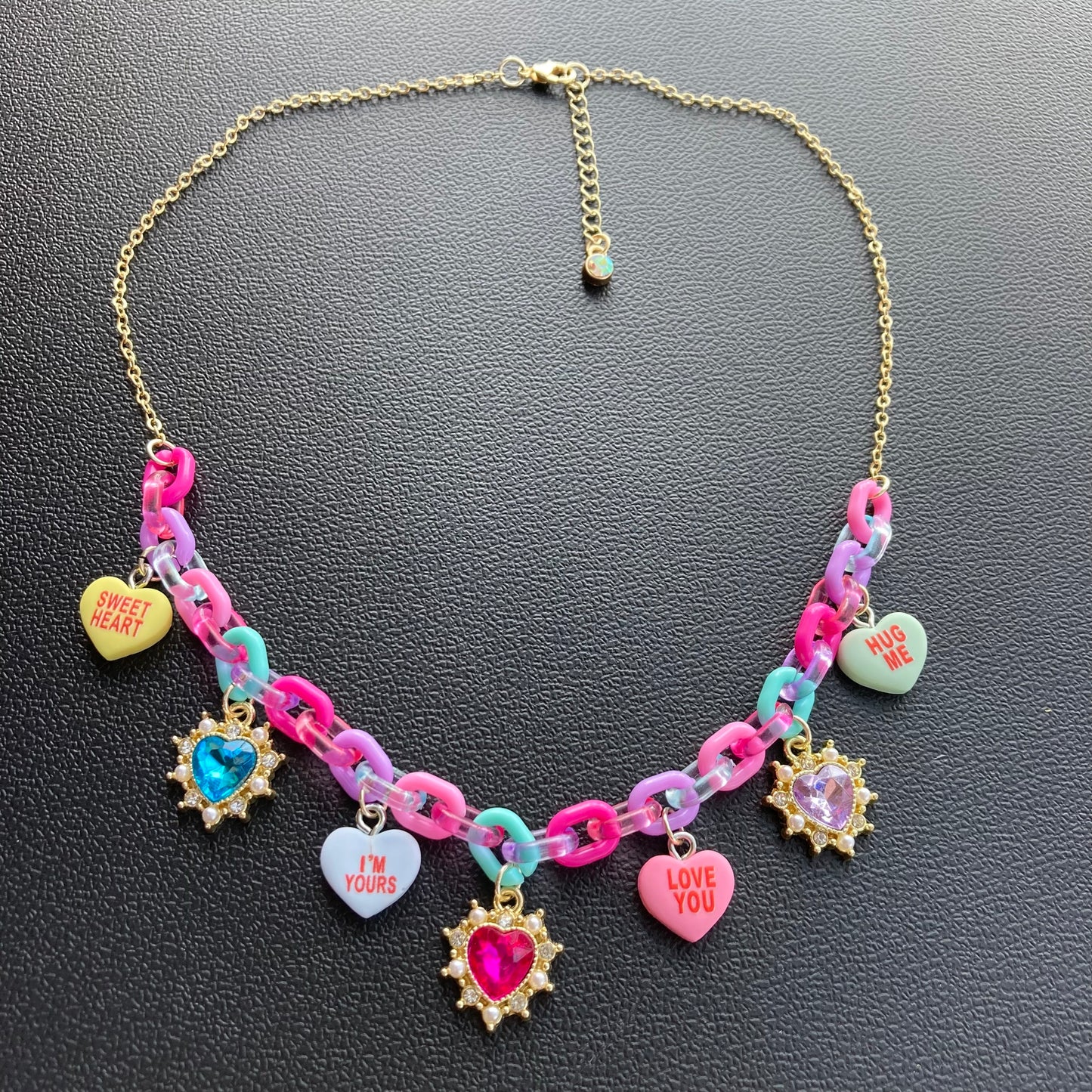 Sweet Heart Charm Necklace