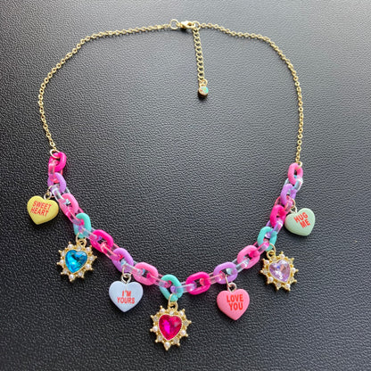 Sweet Heart Charm Necklace