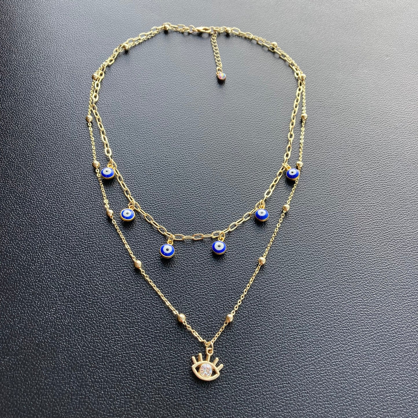 All Eyes on You Charm Necklace