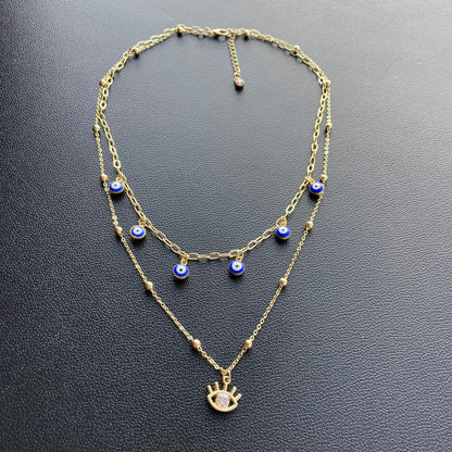 All Eyes on You Charm Necklace