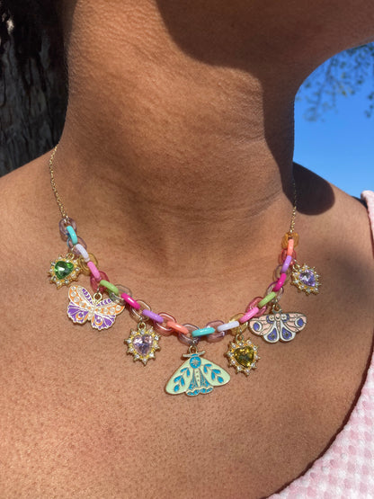 Butterfly Babe Charm Necklace