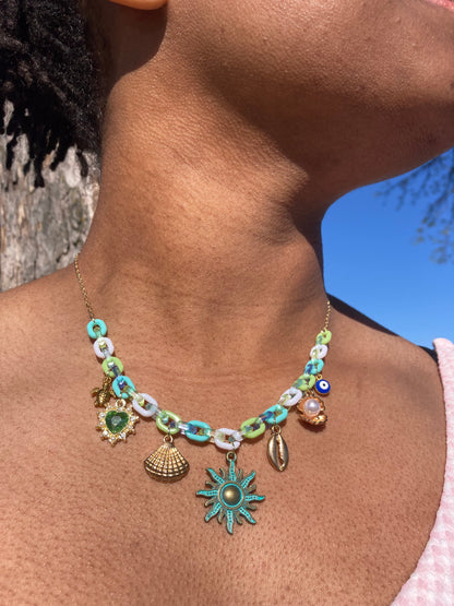 Beach Babe Charm Necklace